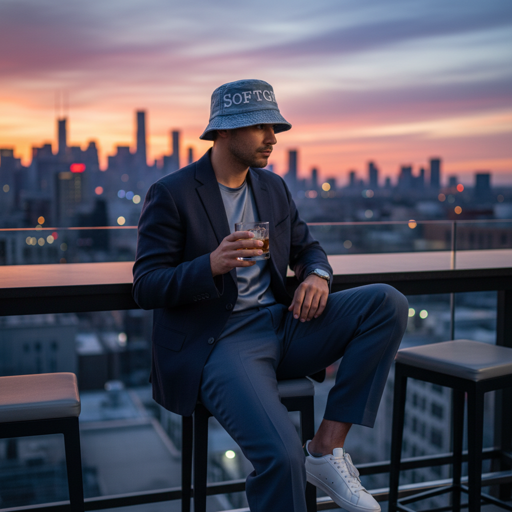 SOFT GRIND Denim Bucket Hat