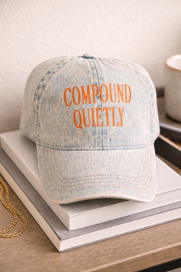 Compound Quietly Light wash Denim Cap